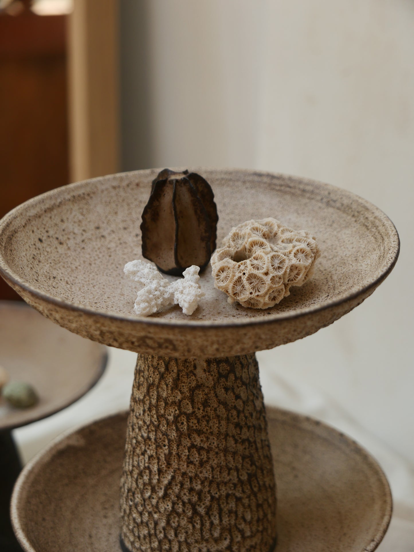 EARTHY ESSENCE — Footed Bowl No.7