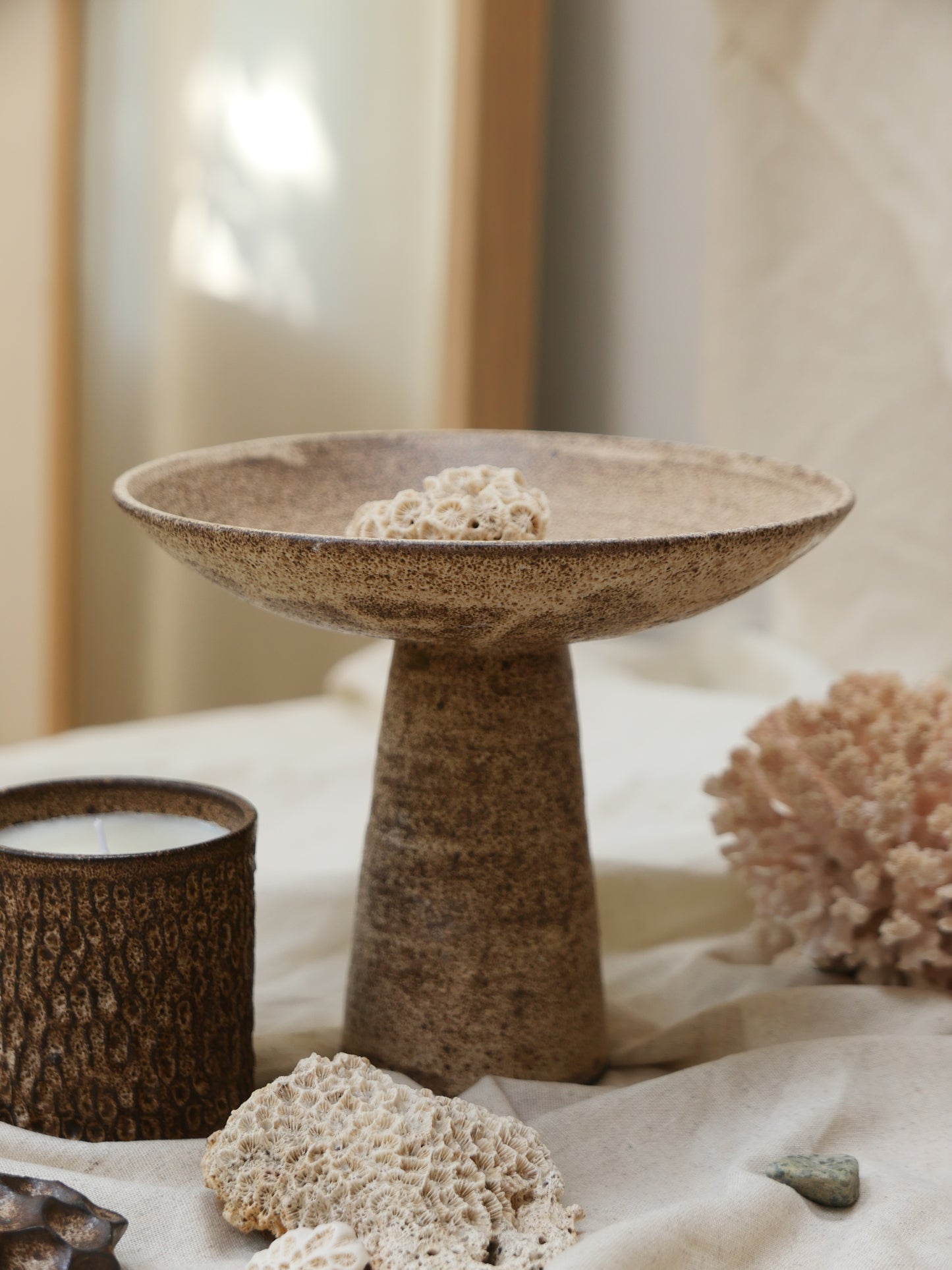 EARTHY ESSENCE — Footed Bowl No.1