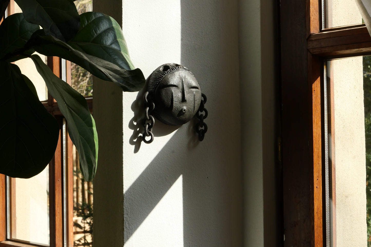 Face Wall Vase