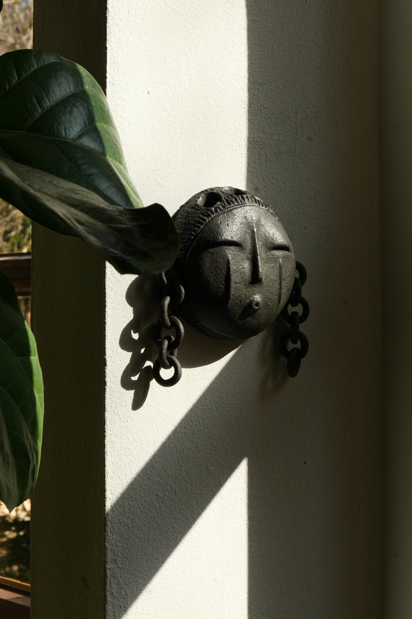 Face Wall Vase
