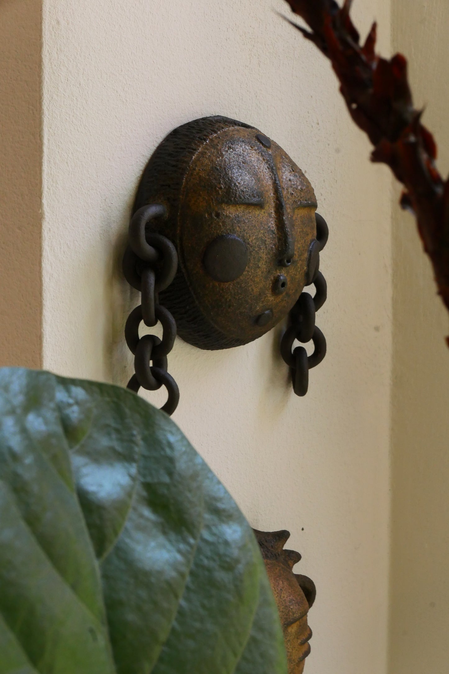 Face Wall Vase