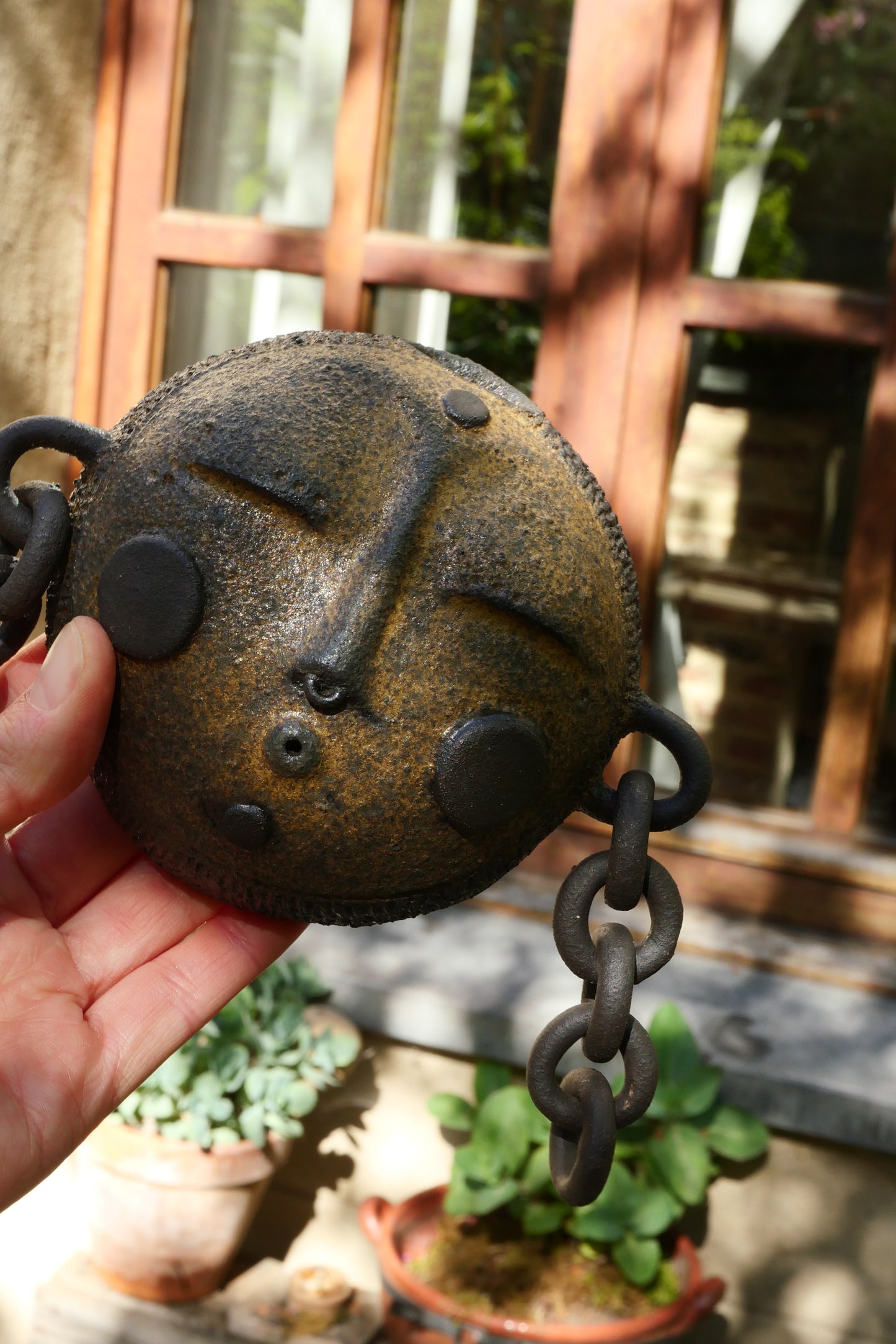 Face Wall Vase